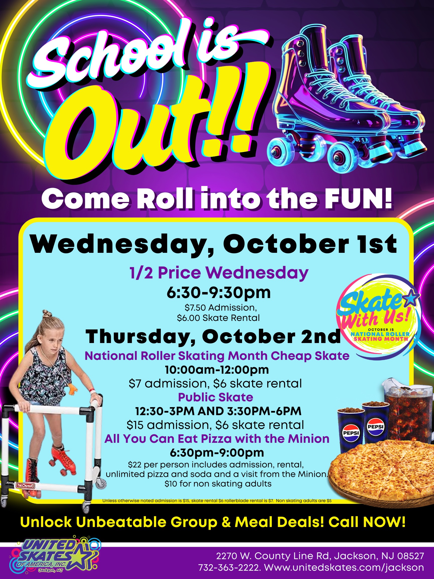 Schools Out Come Skating at United Skates