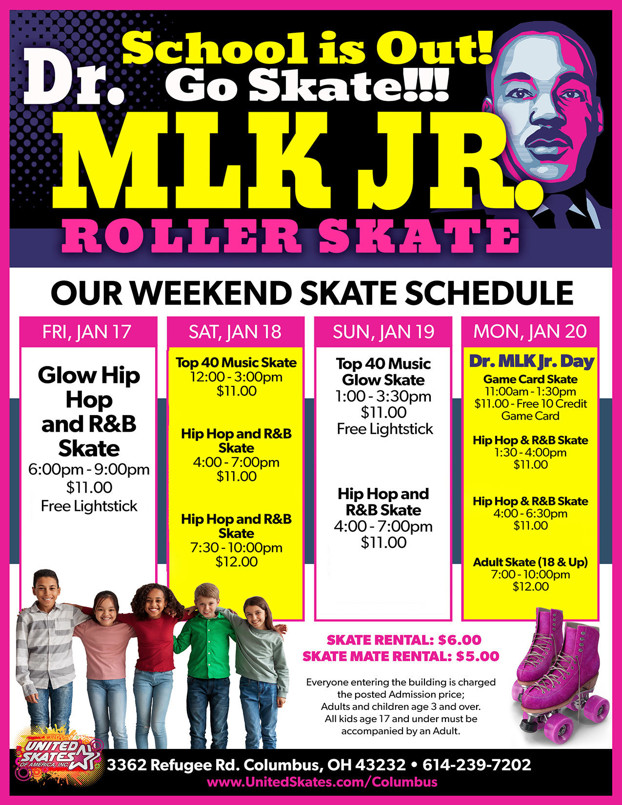 MLK Skating Weekend at United Skates