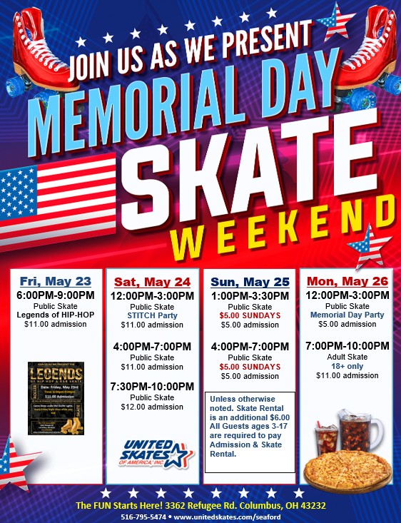 united Skates Refugee Memorial Day Weekend 2025