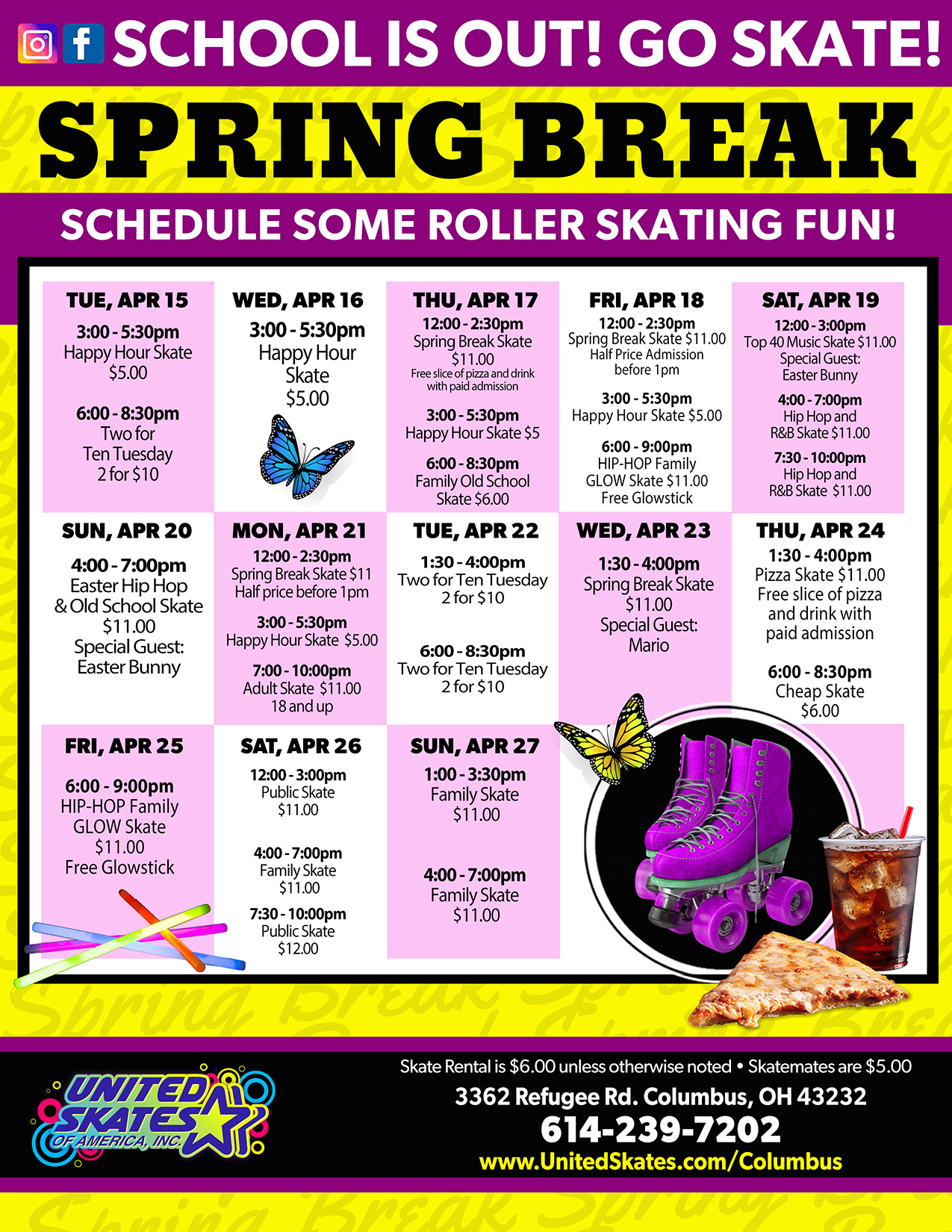 United Skates Refugee Spring Break 2025 v2