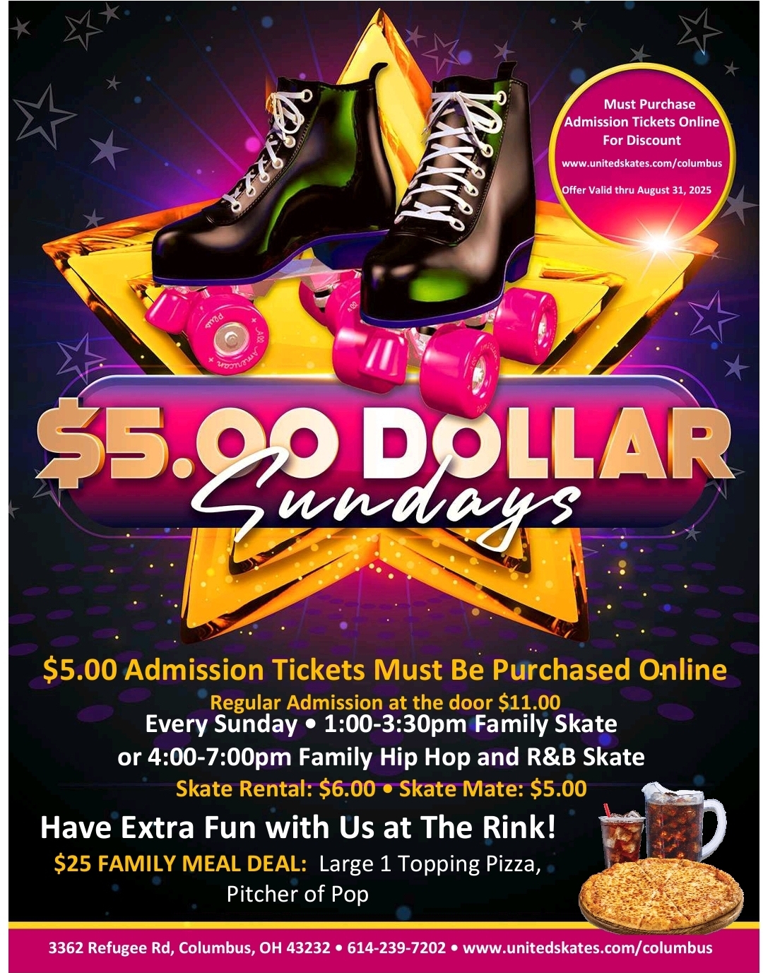 $5 Sundays at United Skates