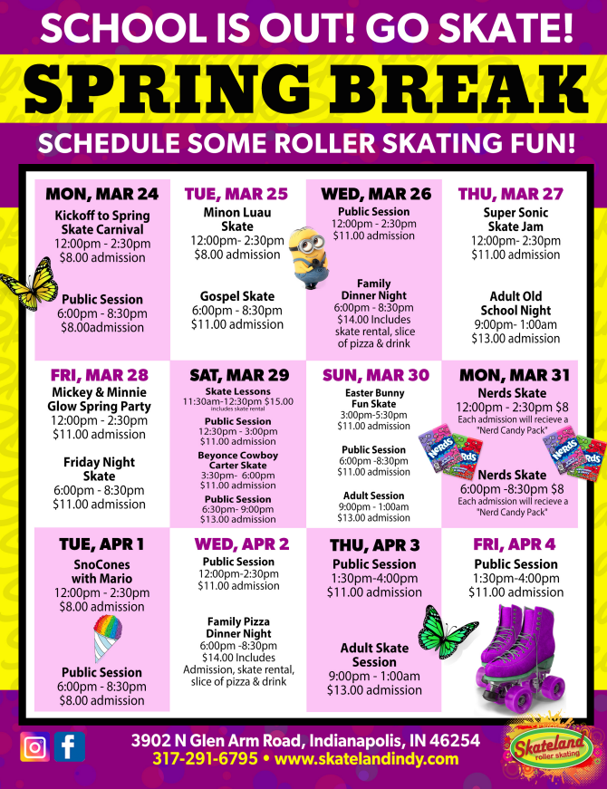 Skateland Spring Break 2025