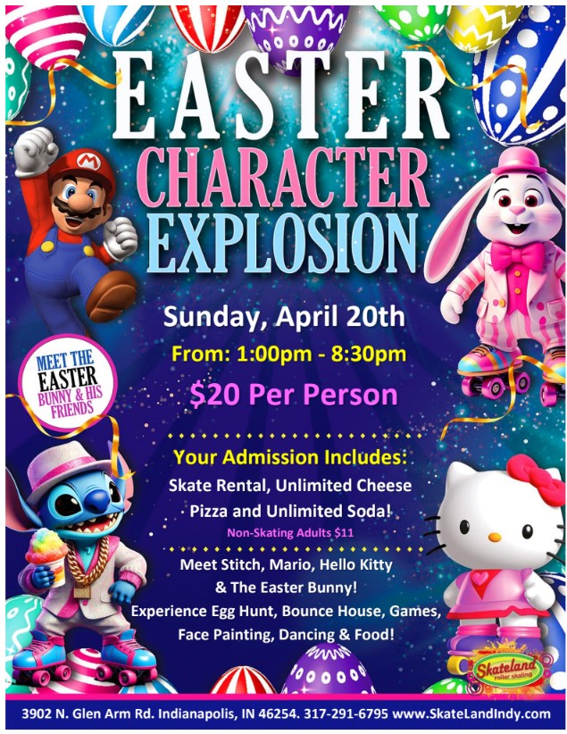 Skateland Indy Easter 2025