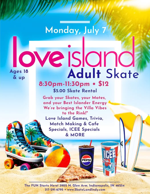 Skateland Love Island Adult Skate